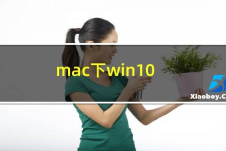 mac下win10